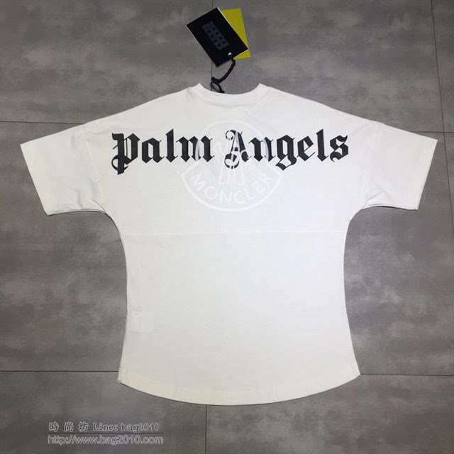 Moncler X Palm Angels 19春夏聯名新款  盟可睞白色短袖衣  tzy1765